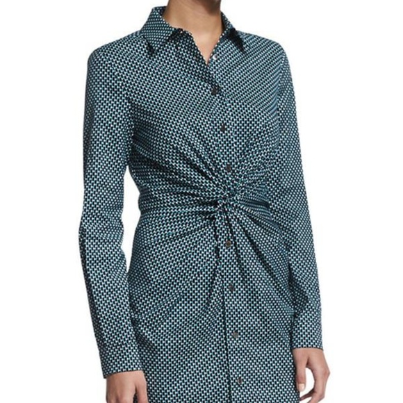 NWT Michael Kors collection front twisted dress